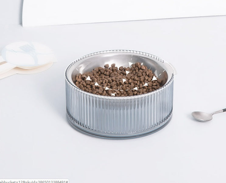Anti-Tip Pet Bowl for Dogs & Cats
