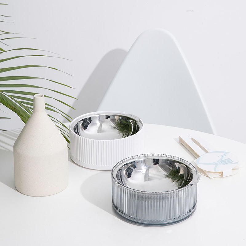Anti-Tip Pet Bowl for Dogs & Cats