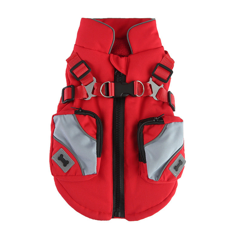 Pet Harness with Back Zipper – Secure & Comfortable Fit