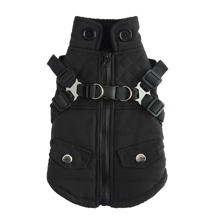 Pet Harness with Back Zipper – Secure & Comfortable Fit