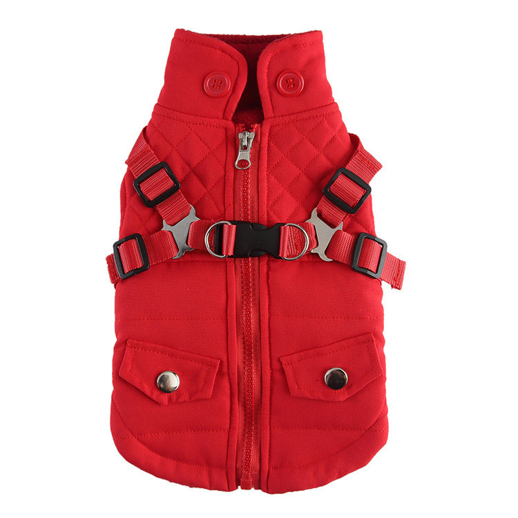 Pet Harness with Back Zipper – Secure & Comfortable Fit
