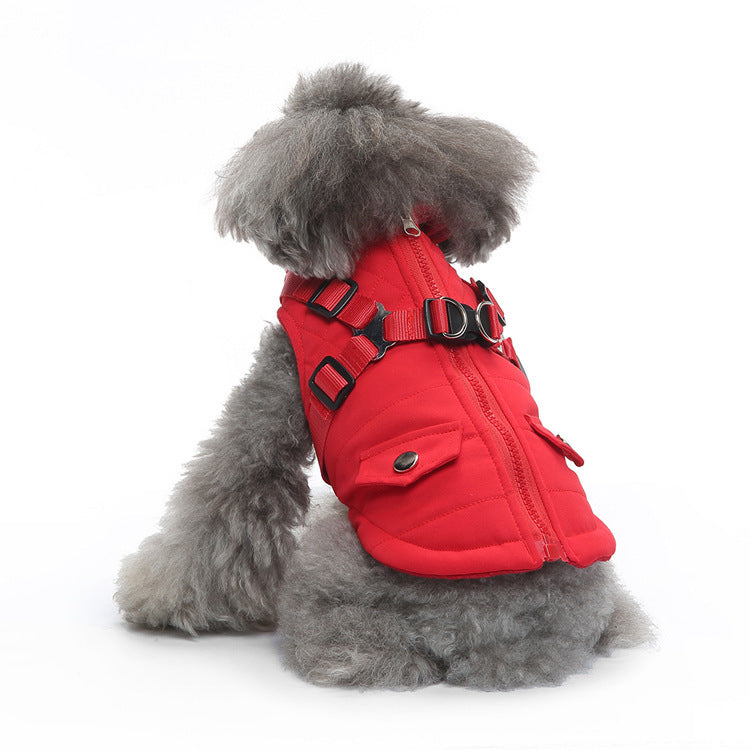 Pet Harness with Back Zipper – Secure & Comfortable Fit