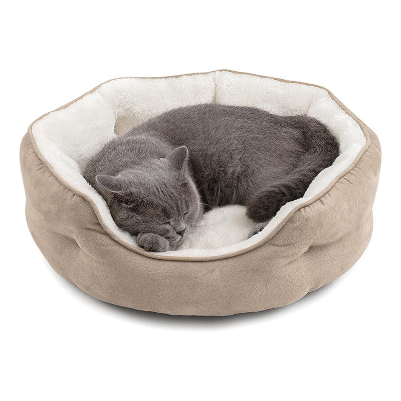 Pet Dog Cat Bed Mats Cat Accessories Soft Round Bed Sofa Blankets Dog Kennel Cat Nest Puppy Cat Supplies