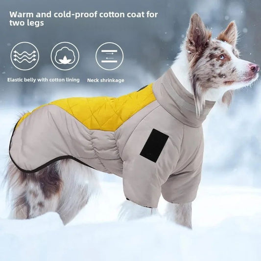 Warm Waterproof Jacket – Winter Protection for Big Dogs