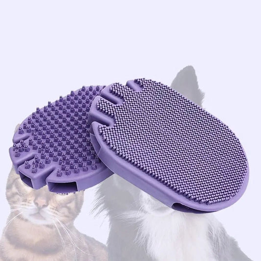 Massaging Pet Shampoo Brush, Soft Bristle Pet Grooming Brush, Dual-Sided Cleaning Brush Ideal For Dog Grooming And Shampooing 1pcs