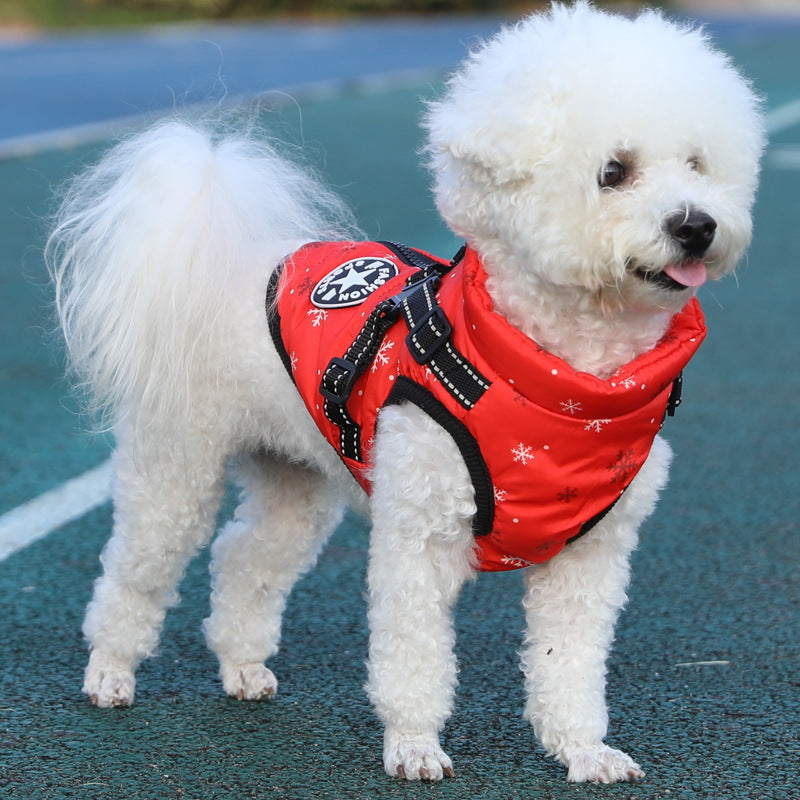 Dog Winter Jacket – Cotton & Thick Fleece for Cold Weather