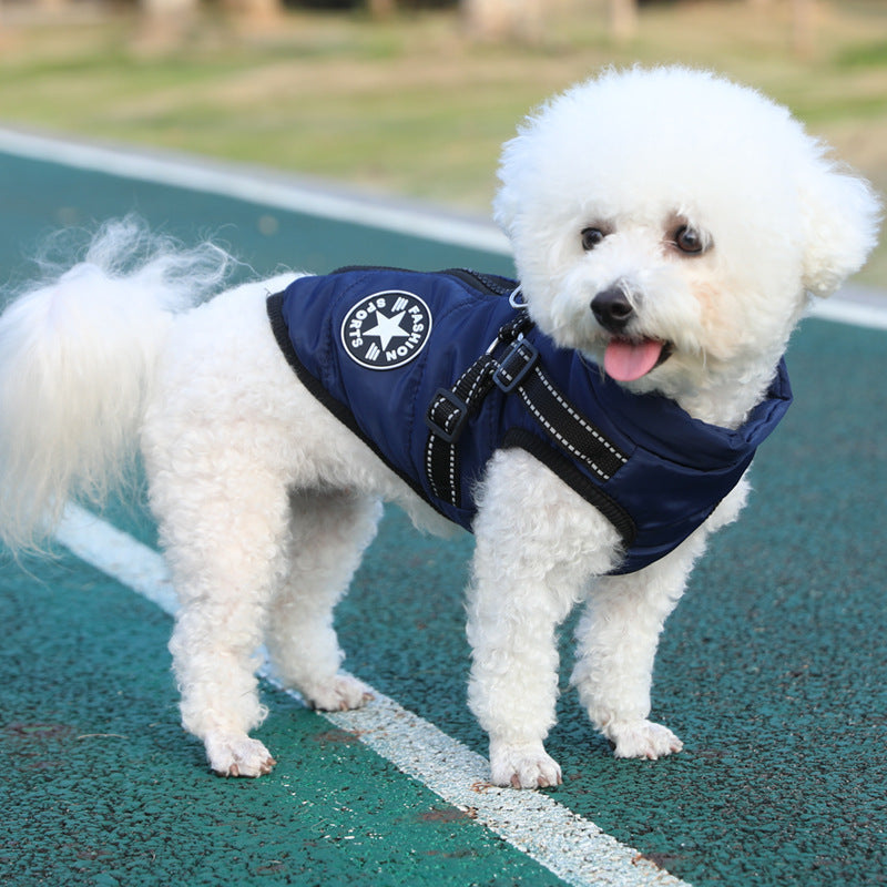 Dog Winter Jacket – Cotton & Thick Fleece for Cold Weather