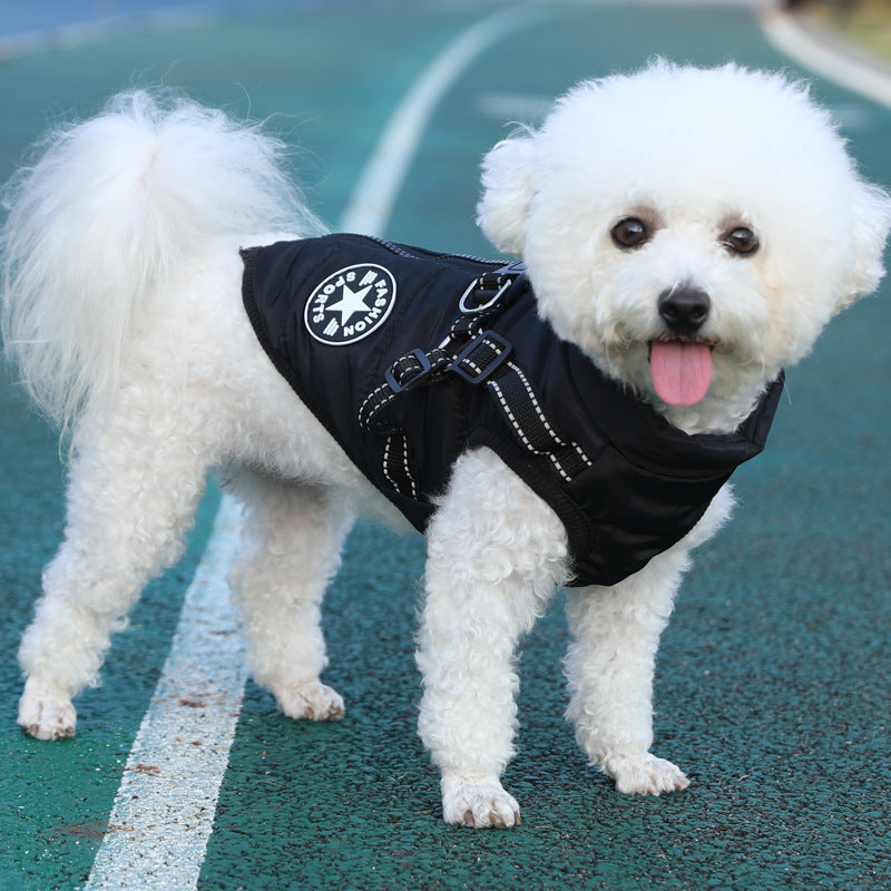 Dog Winter Jacket – Cotton & Thick Fleece for Cold Weather