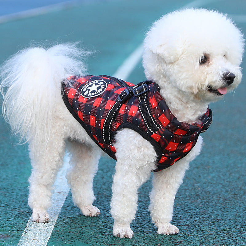 Dog Winter Jacket – Cotton & Thick Fleece for Cold Weather